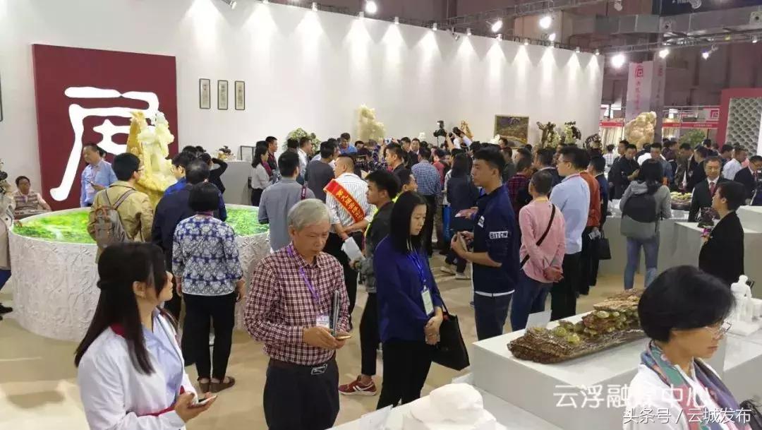 云浮石展会现场,云浮石展2019