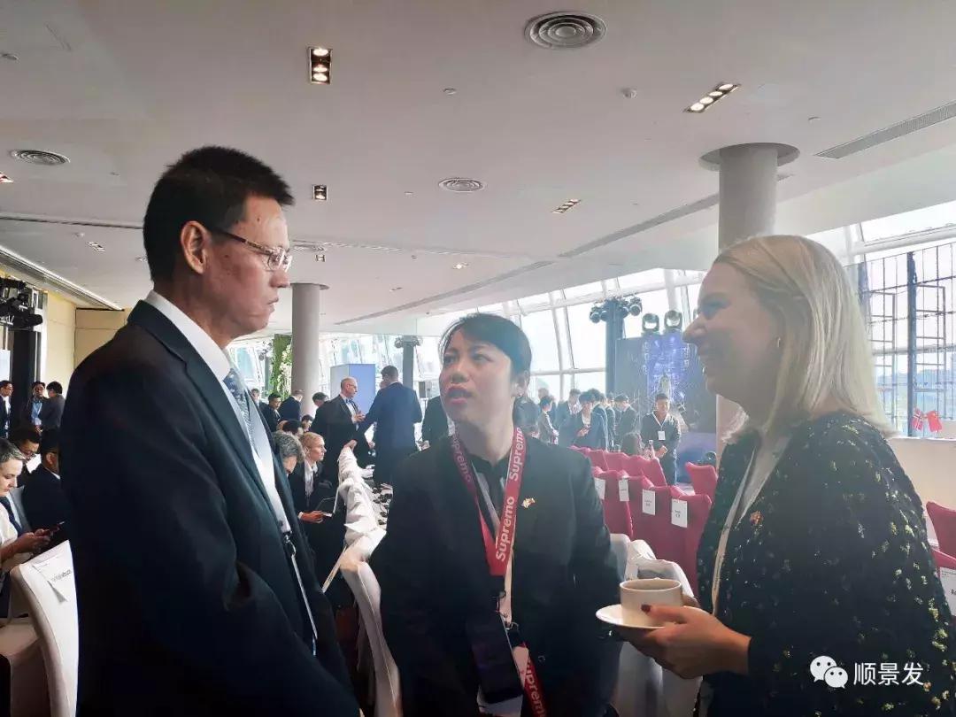 乘共赢巨轮驶向机遇之海，顺景发总裁翁绳生出席中挪商务峰会讲话