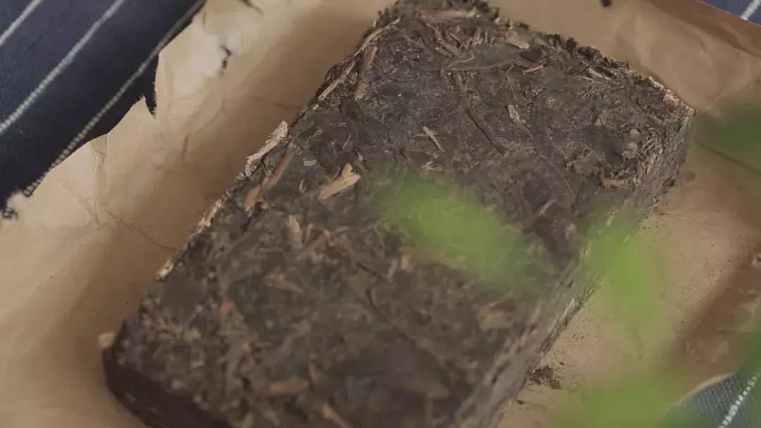 安化黑茶1992年1700克茶砖,安化老黑茶茯砖茶