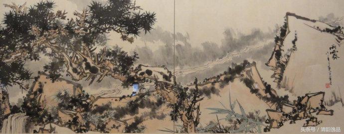 潘天寿花鸟真迹一百幅大赏,潘天寿山水画名作欣赏