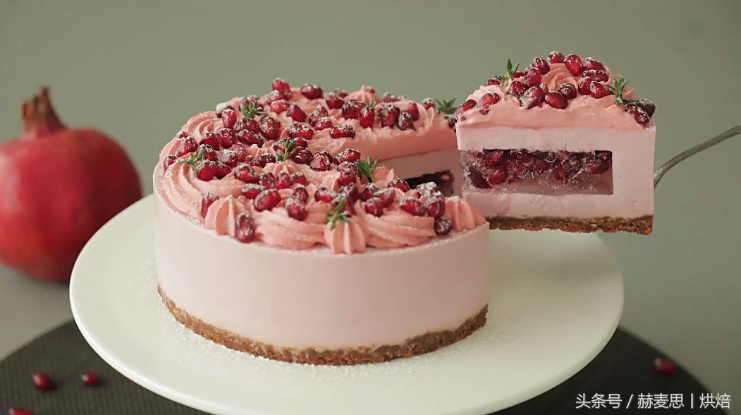 红丝绒咸奶油芝士蛋糕,漂亮又美味的红丝绒芝士蛋糕
