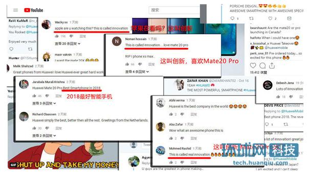 华为mate20在国外排队购买手机,美国网友购买华为