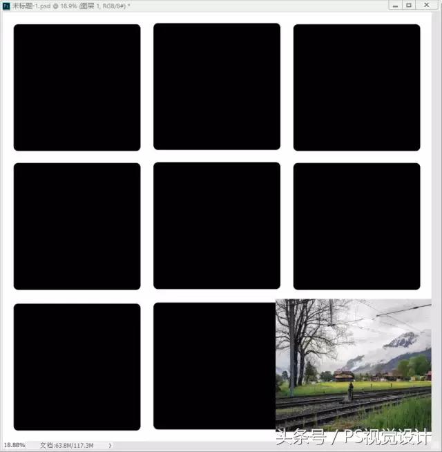 ps九宫格照片怎么调尺寸,ps如何制作九宫格模板