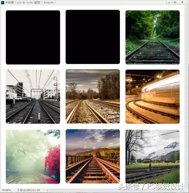 ps九宫格照片怎么调尺寸,ps如何制作九宫格模板