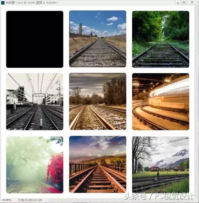 ps九宫格照片怎么调尺寸,ps如何制作九宫格模板