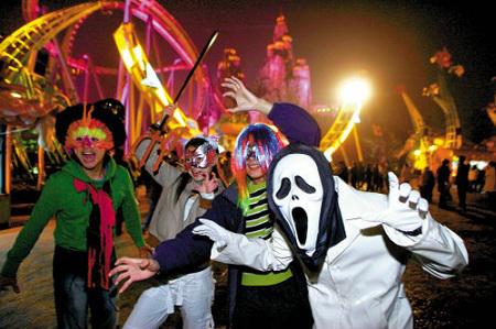 百鬼夜行欢乐谷万圣节,万圣节纽约百鬼夜行