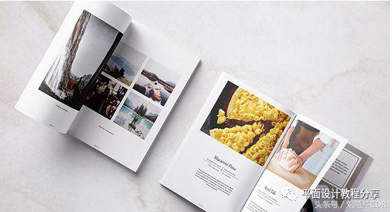 cdr公开课设计烤肉画册,cdr画册设计教程