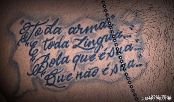 内马尔纹身帅照,内马尔的纹身为啥能一直换