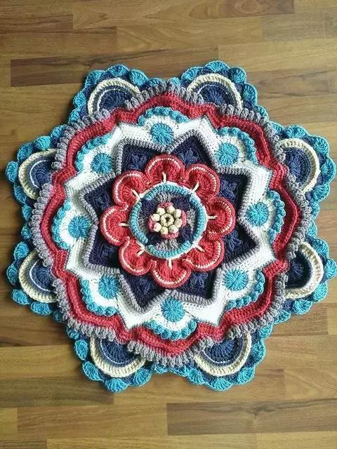 针织地毯教程,针织地毯怎么搭配