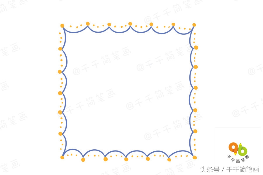 手账边框简单可爱分界线,手账中用的简易边框精美好看可爱