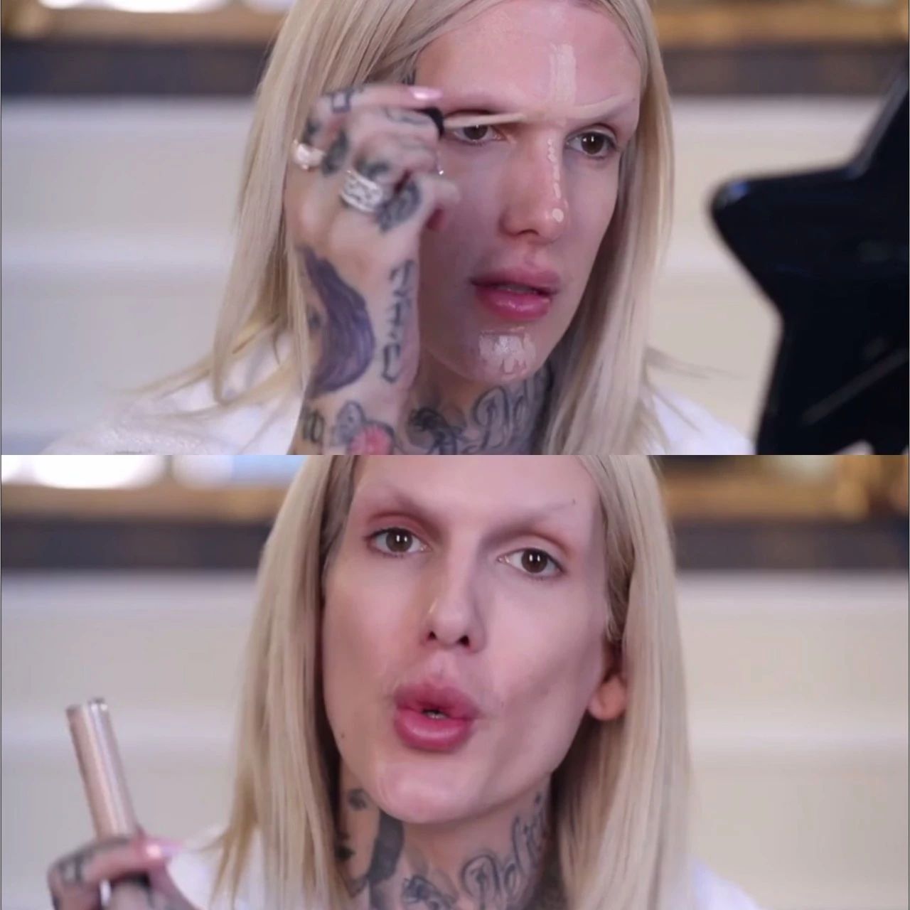 杨幂同款单眼皮红色系妆容,杨幂御用化妆师教你打造减龄妆