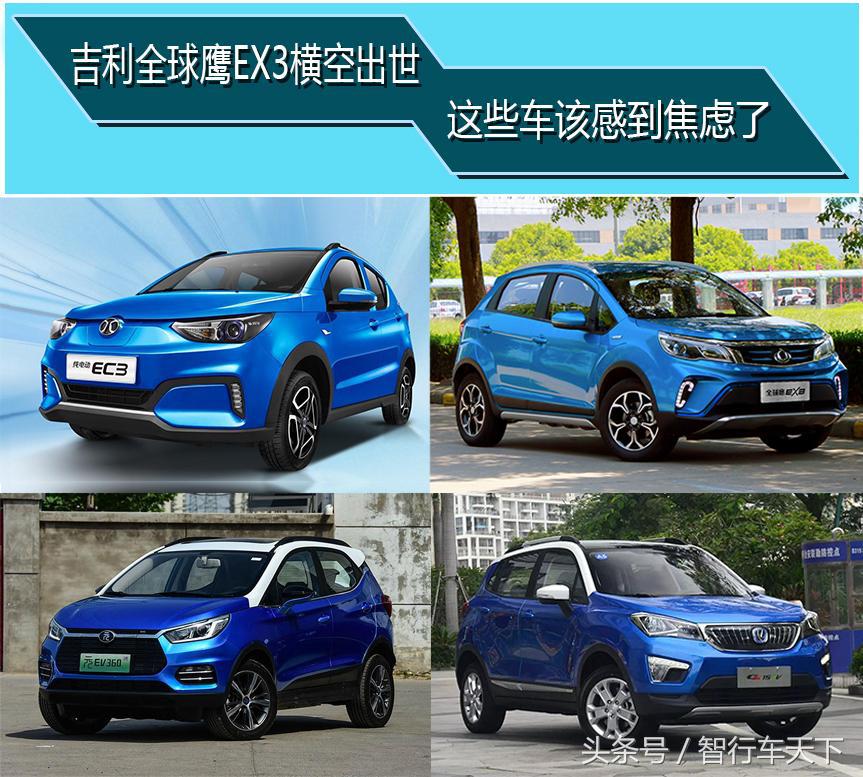 国产suv诞生新霸主哈弗h6痛失宝座,吉利全球鹰ex3新能源价位