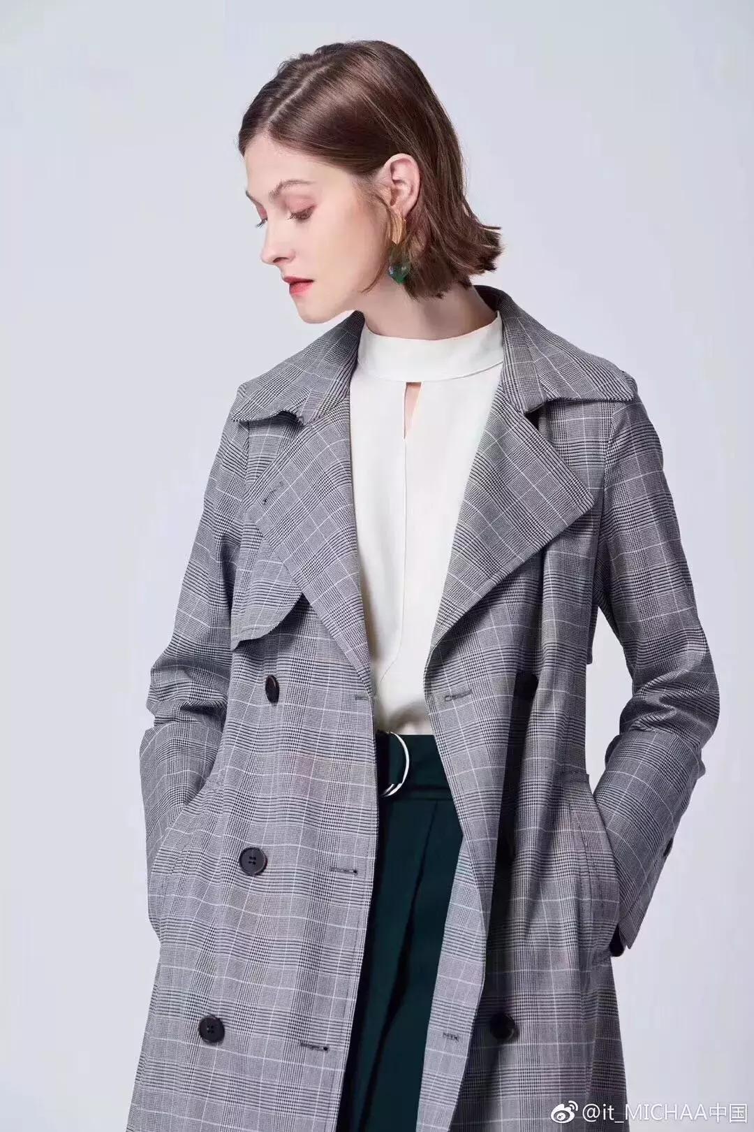 十大名牌女风衣,女士风衣最新款中长款穿搭