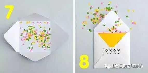 立体贺卡贴纸拼贴,平面贺卡变立体