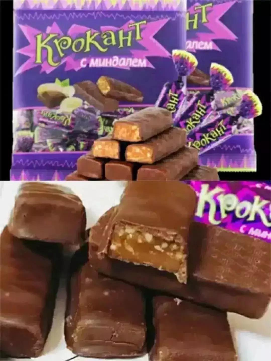 进口俄罗斯紫皮糖，大牛威化，提拉米苏，现特价！满88快递到家！