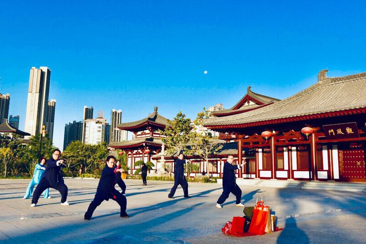 秋到上阳宫，黄叶蓝天高宫阙，皇帝都赞的美景，免费你都没去看？