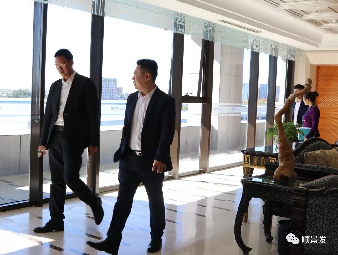 成都双流区领导到访顺景发，全球生鲜供应链生态圈继续推进