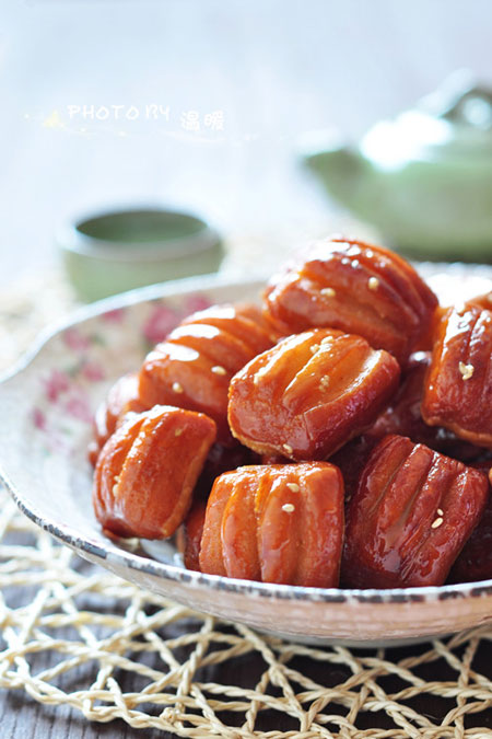 蜜三刀什么样的好吃,蜜三刀羊角蜜儿时的味道