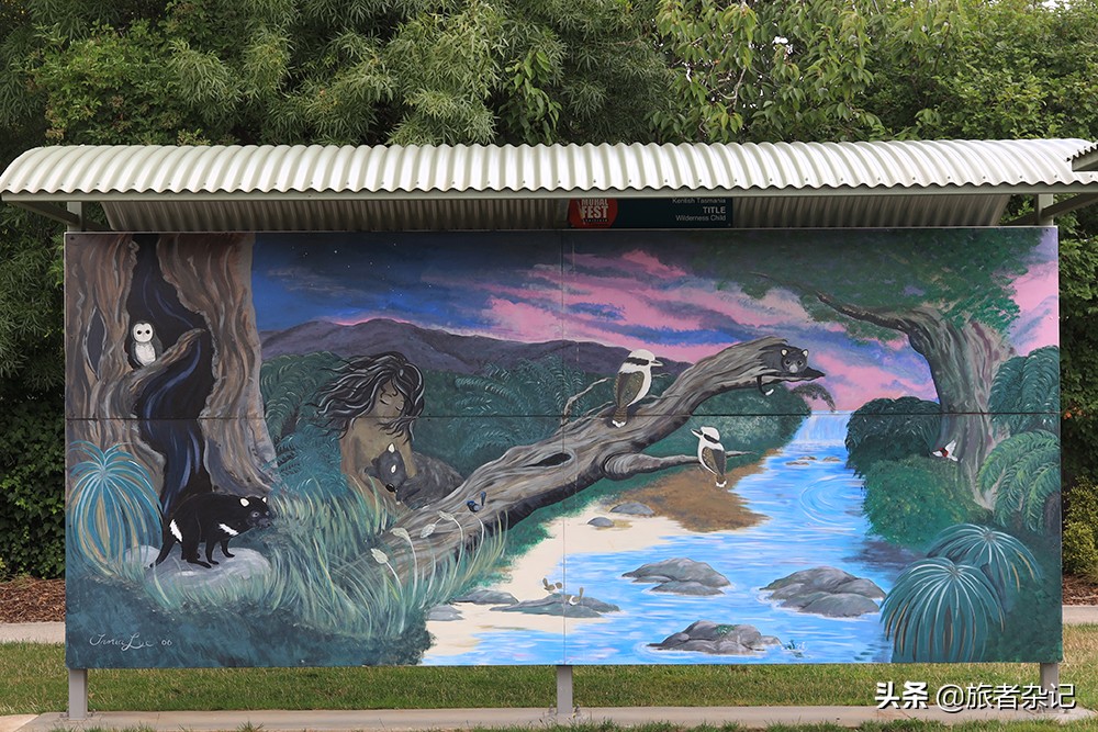 谢菲尔德壁画小镇图片,塔斯马尼亚壁画小镇谢菲尔德小镇