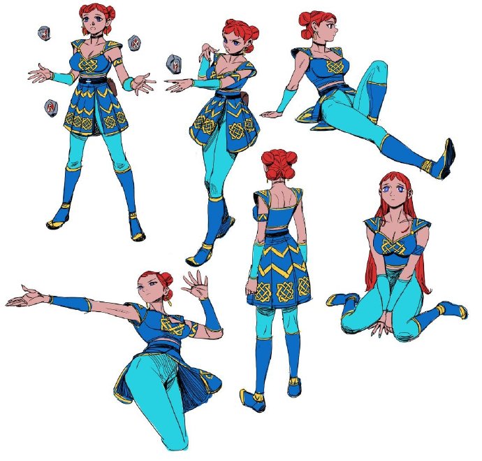 人体结构动漫画法素材,人体初学动作参考素材