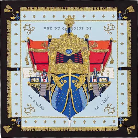 爱马仕丝巾-图案漂亮，故事更精彩