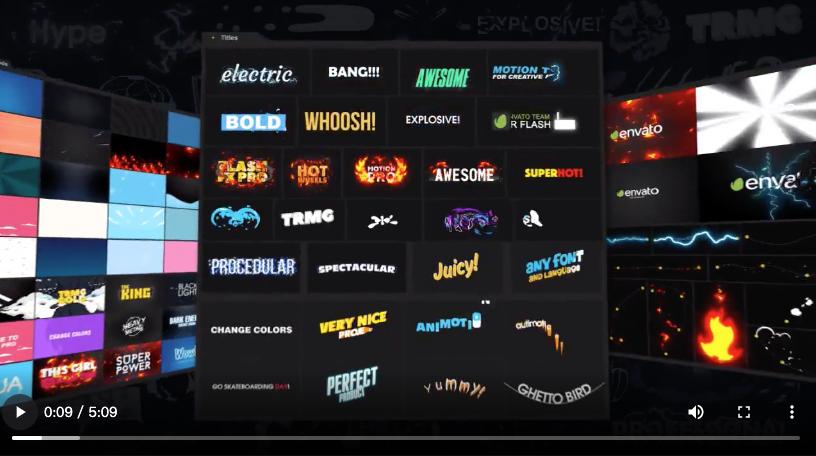 ae模板1500种视频特效预设,ae模板动感文字霓虹灯描边