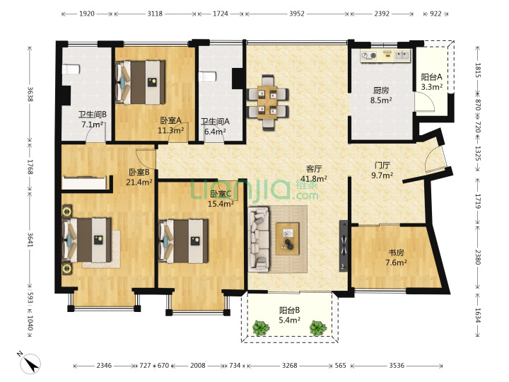 深圳半岛城邦三期豪宅户型和价格,半岛城邦大平层豪宅400平