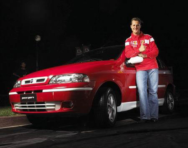 菲亚特派力奥舒马赫,菲亚特派力奥广告舒马赫