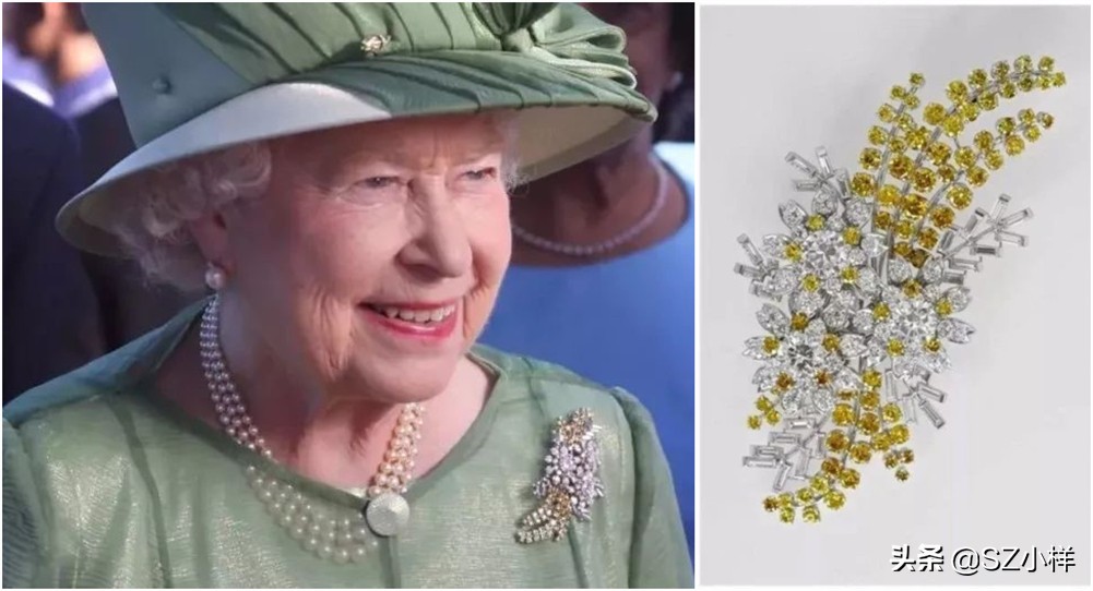 英国女王多奢侈,英国女王佩戴珠宝来源图
