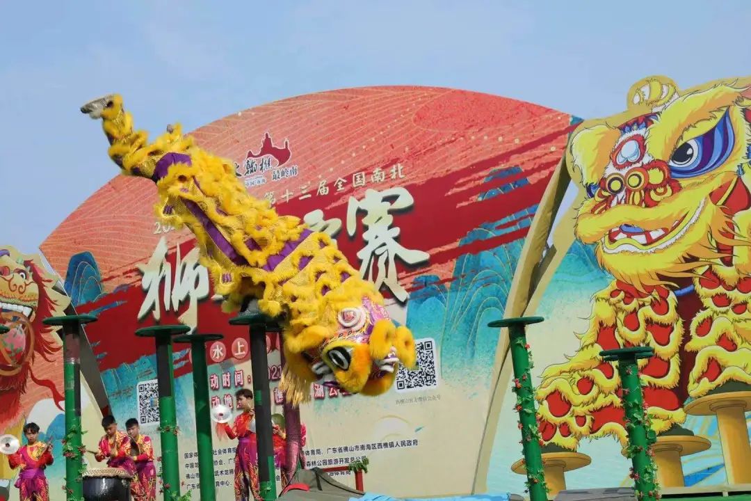 广州番禺沙头汀根龙狮团,番禺沙头龙狮团视频