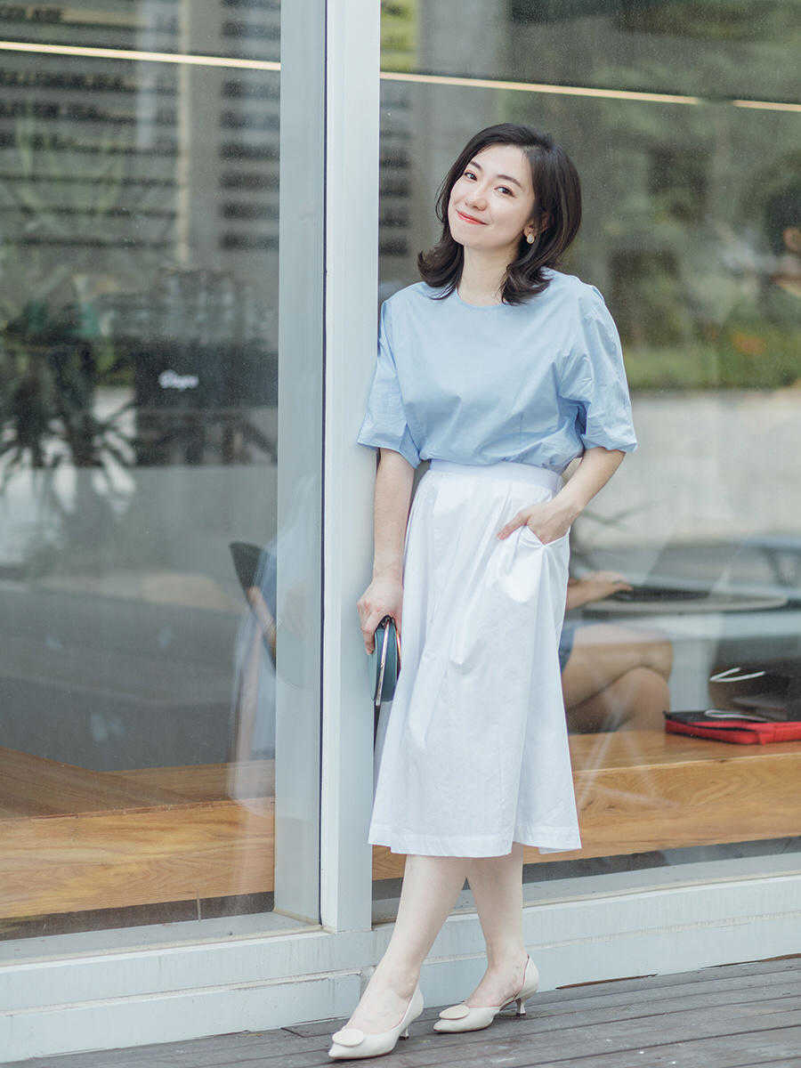 试试这些半身裙搭配,半身裙搭配上衣推荐胖子