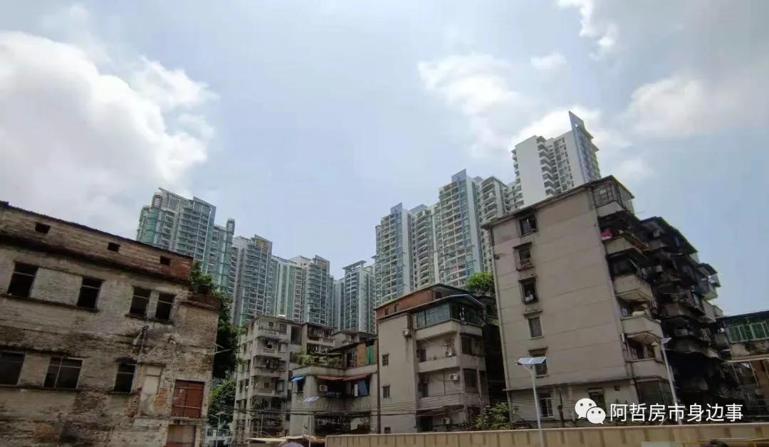 新旧交织的城市界面，富基广场