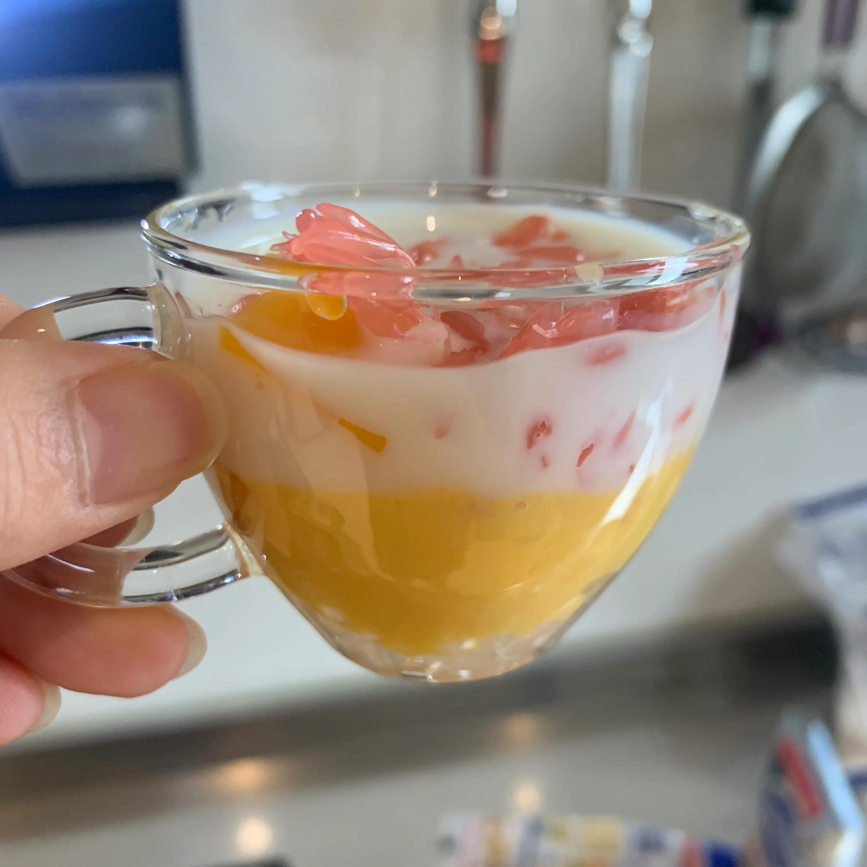 自制杨枝甘露,自制杨枝甘露蛋糕