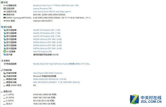 联想y720拯救者评测,联想拯救者y720进入bios