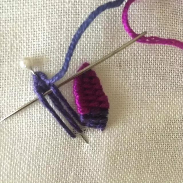 刺绣教程4种简单的小花图案,精美的立体花朵刺绣教程