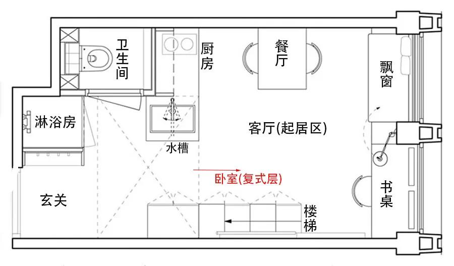 46个平方住六口人,46人住三人间和双人间客房