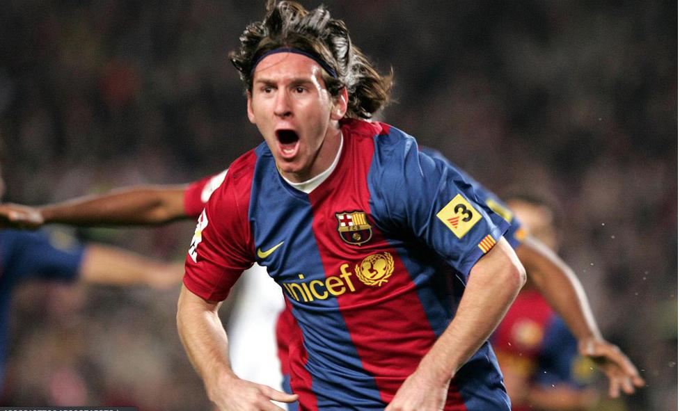 梅西在巴萨生涯图片,梅西在巴萨各个时代照片