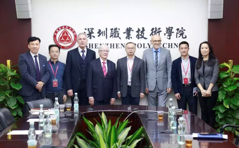 激发职业教育改革新动力,爱华教育携德国教育专家赴深职院交流