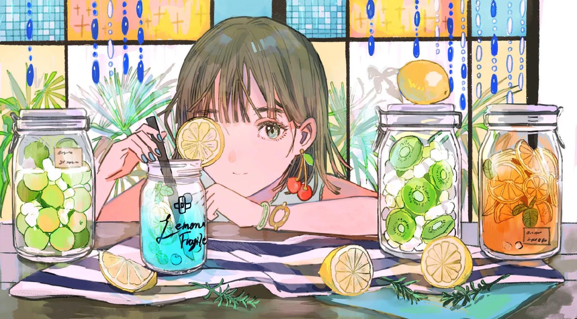 手绘插画天马行空的想象力,手绘二次元少女动漫视频