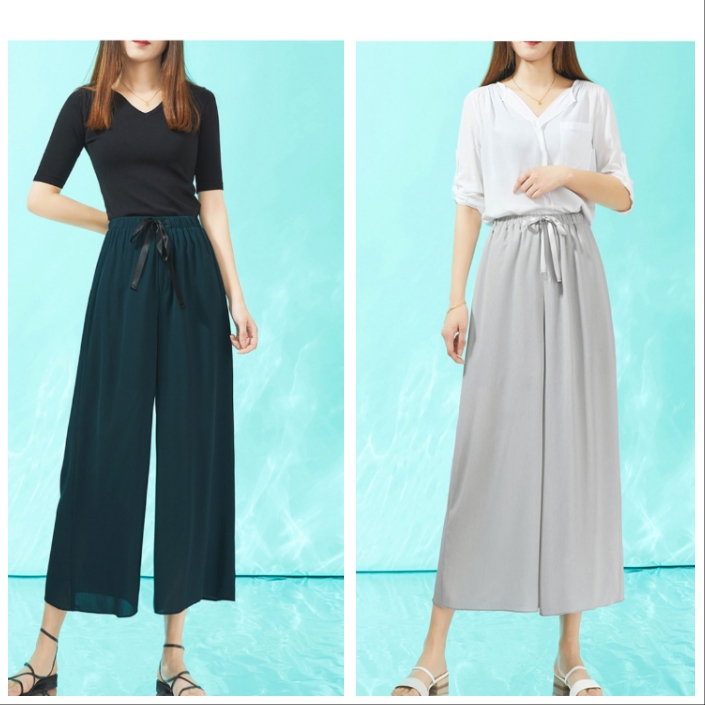 高腰裤搭配上衣显个子高,高腰裤搭配的上衣一整套秋冬款