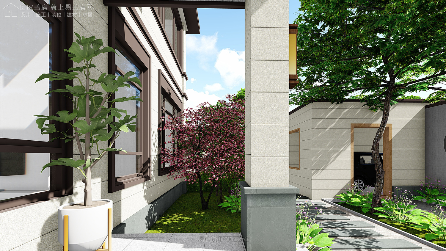 河南新中式别墅设计价格,李家别墅设计