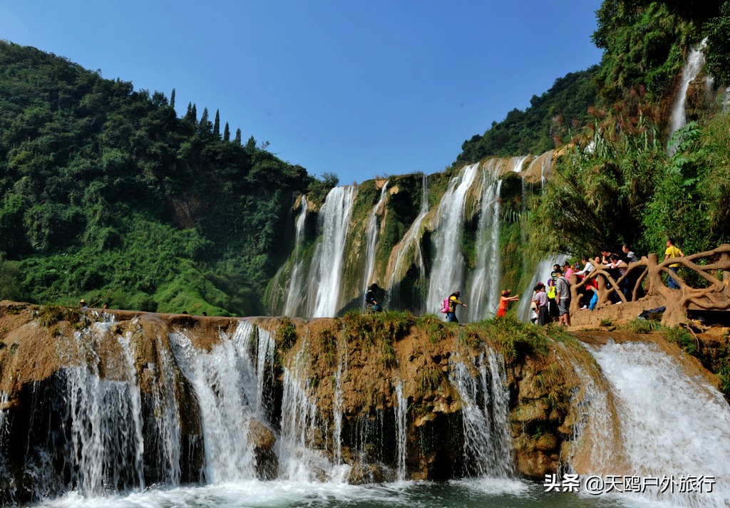 罗平九龙瀑布附近油菜花风光图片,九龙瀑布和罗平油菜花一日游