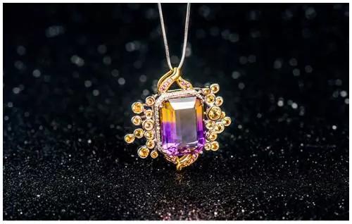 招财珠宝紫晶洞,招财吸金的珠宝