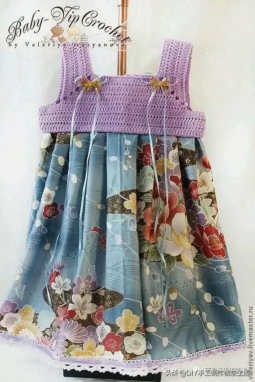 布艺手工制作蓬蓬裙,钩织裙子视频