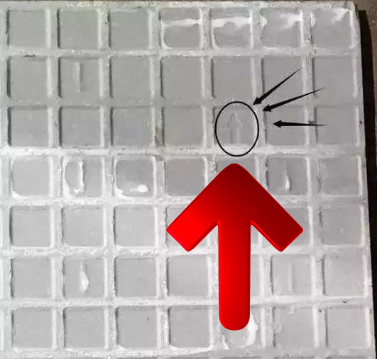 瓷砖背面没箭头怎么铺贴,瓷砖背面的箭头有什么用