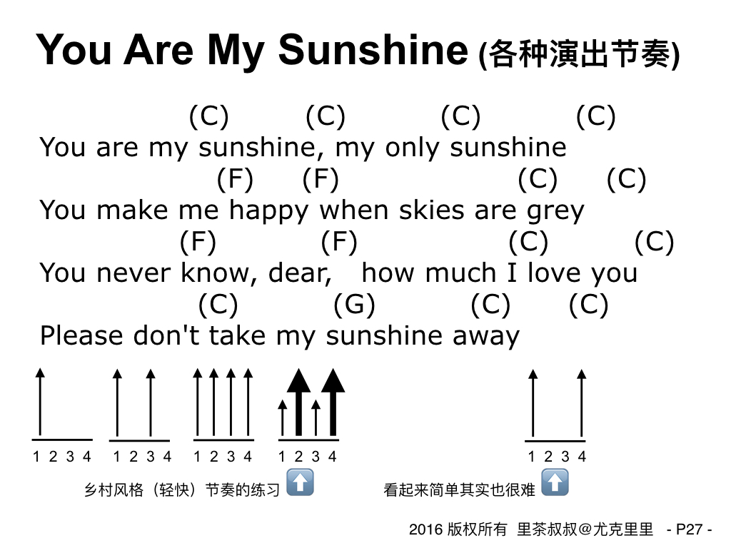 尤克里里茶叔叔教学,尤克里里轻松入门pdf