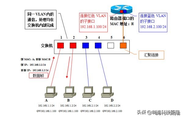 新手都能看明白的vlan原理解释,vlan划分入门基础知识