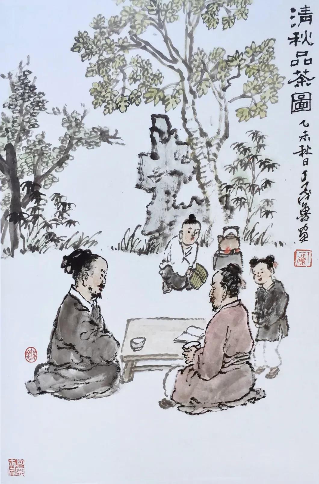 欣赏老画家水墨丹青,丁茂鲁书画作品欣赏