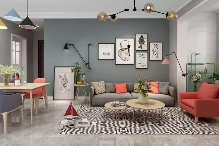 深圳装修｜布吉慢城74平方两厅三居北欧风格