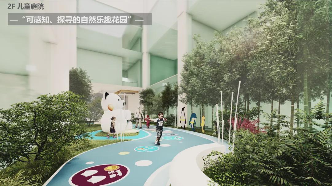 成都高新妇幼保健院,设计呈现“五态协同”理念